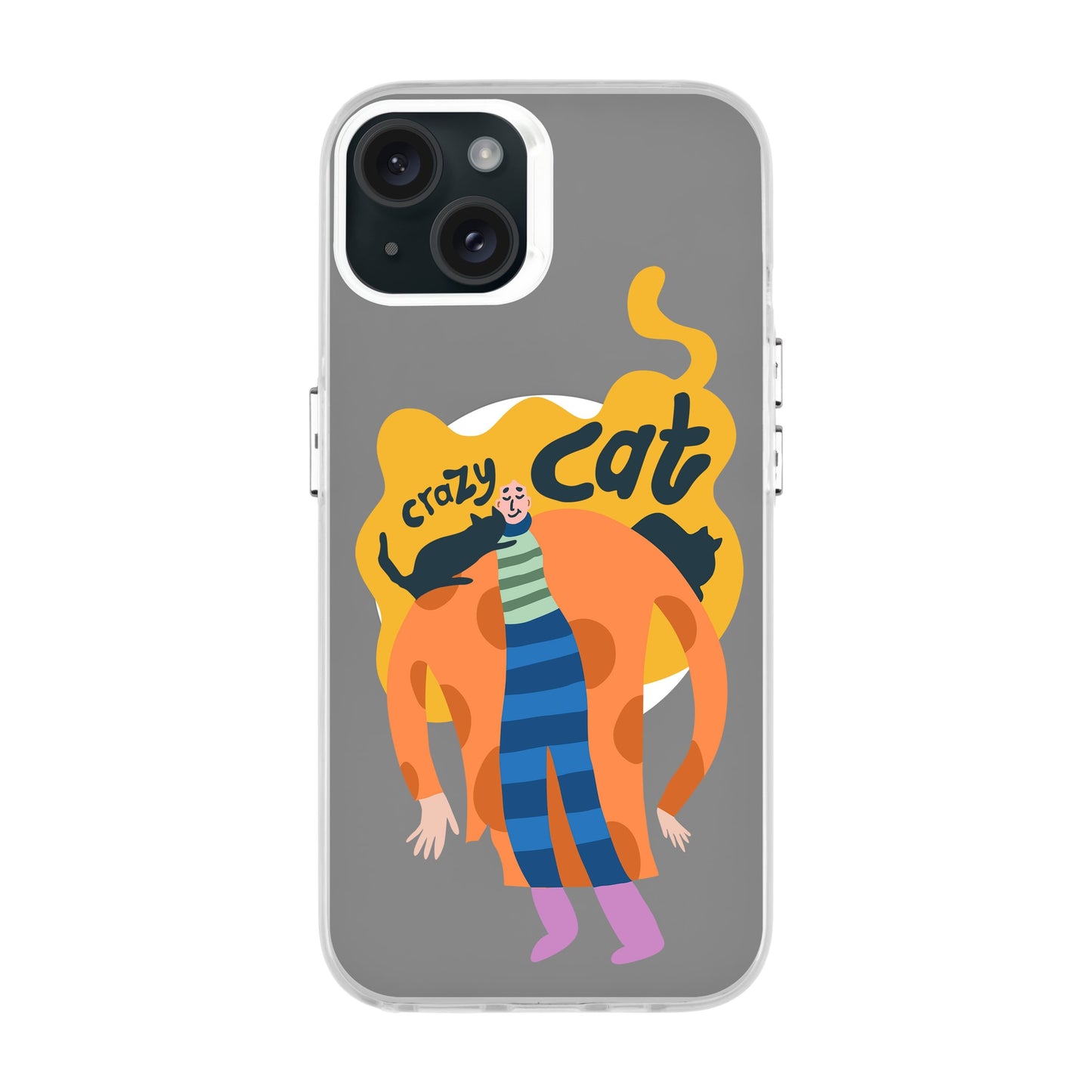 CRAZY CAT-iPhone 15 Plus Hold Kılıf MagSafe Özellikli