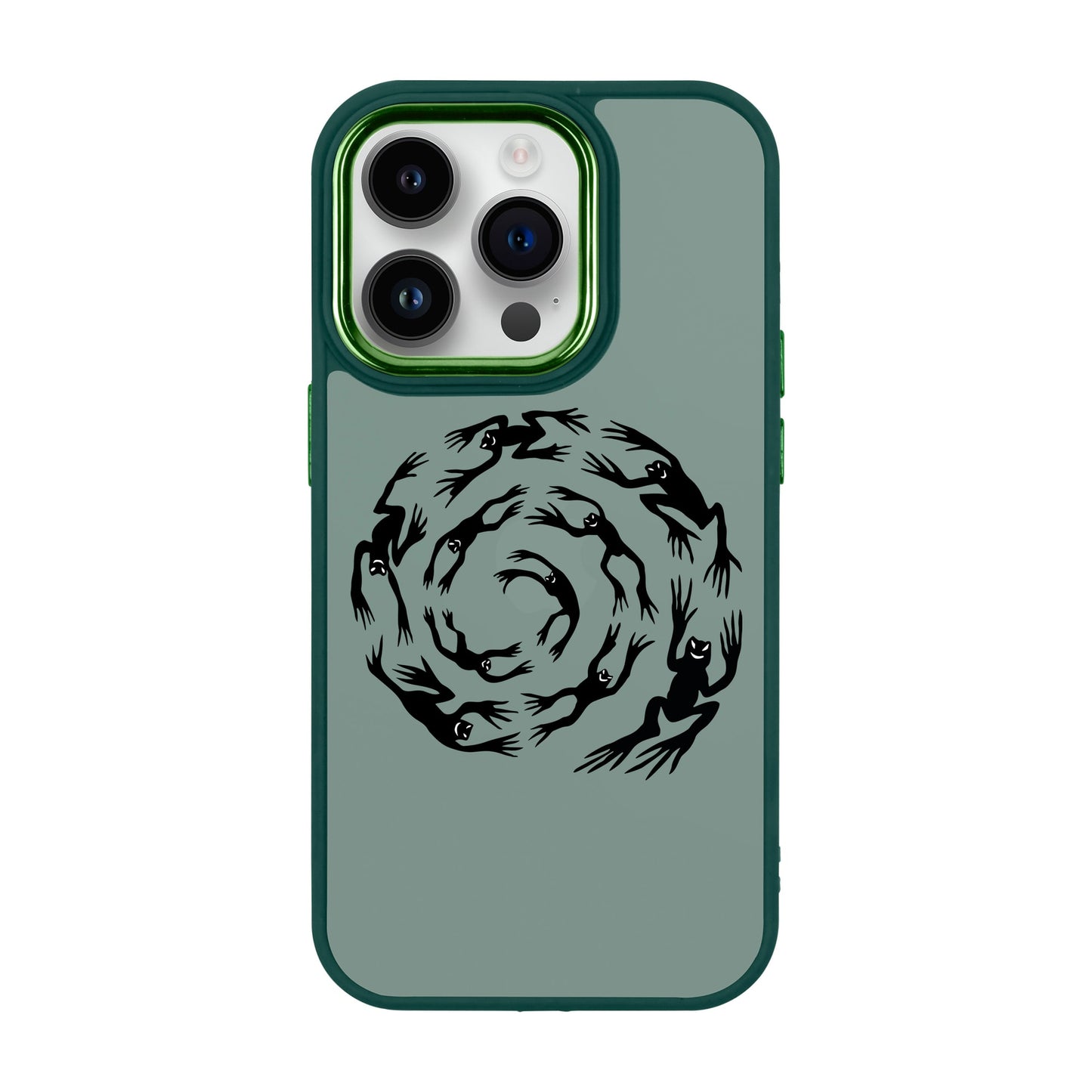 SWIRLING FROGS-iPhone 14 Pro Proof Kılıf
