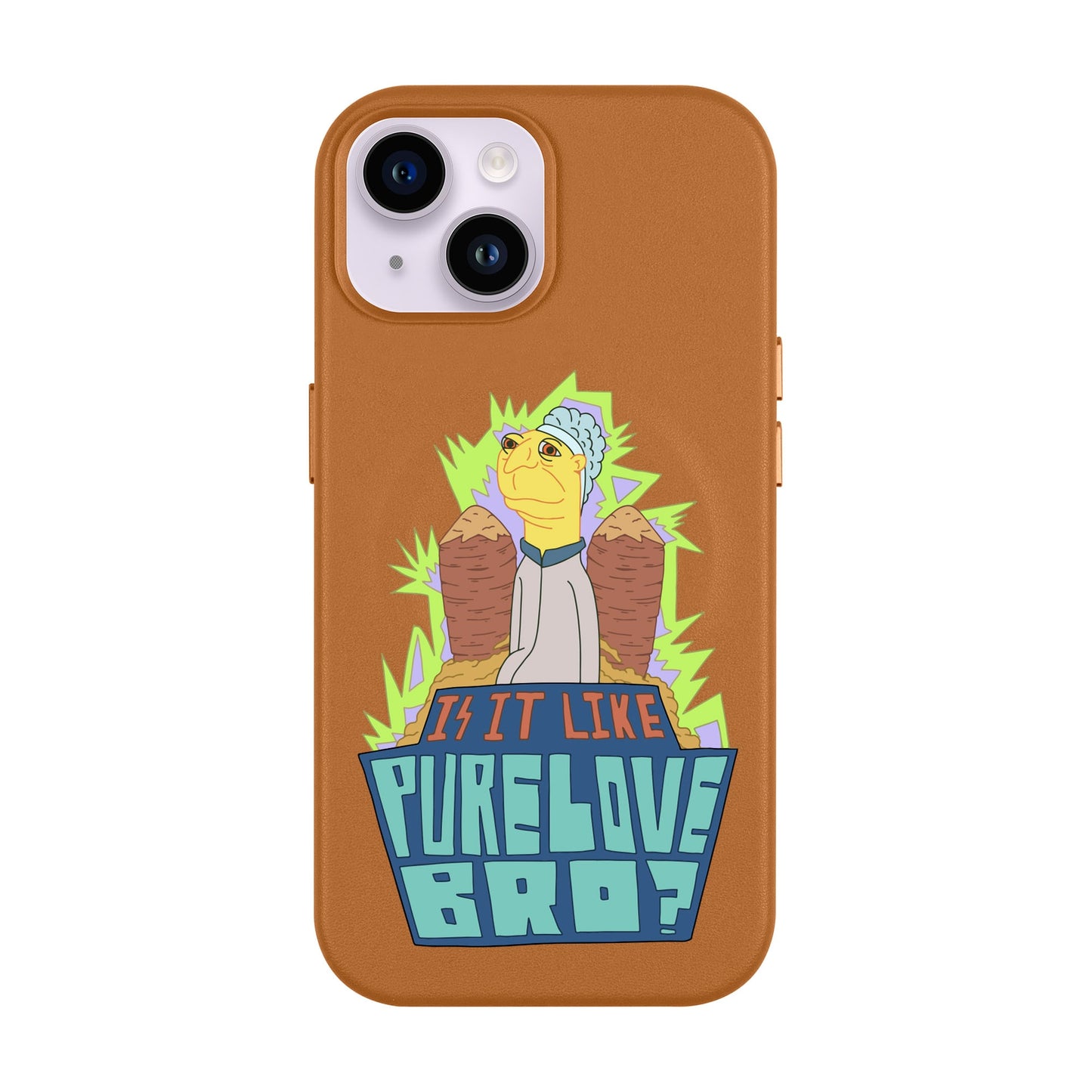 PURE LOVE-Leather Kılıf MagSafe Özellikli - iPhone 13