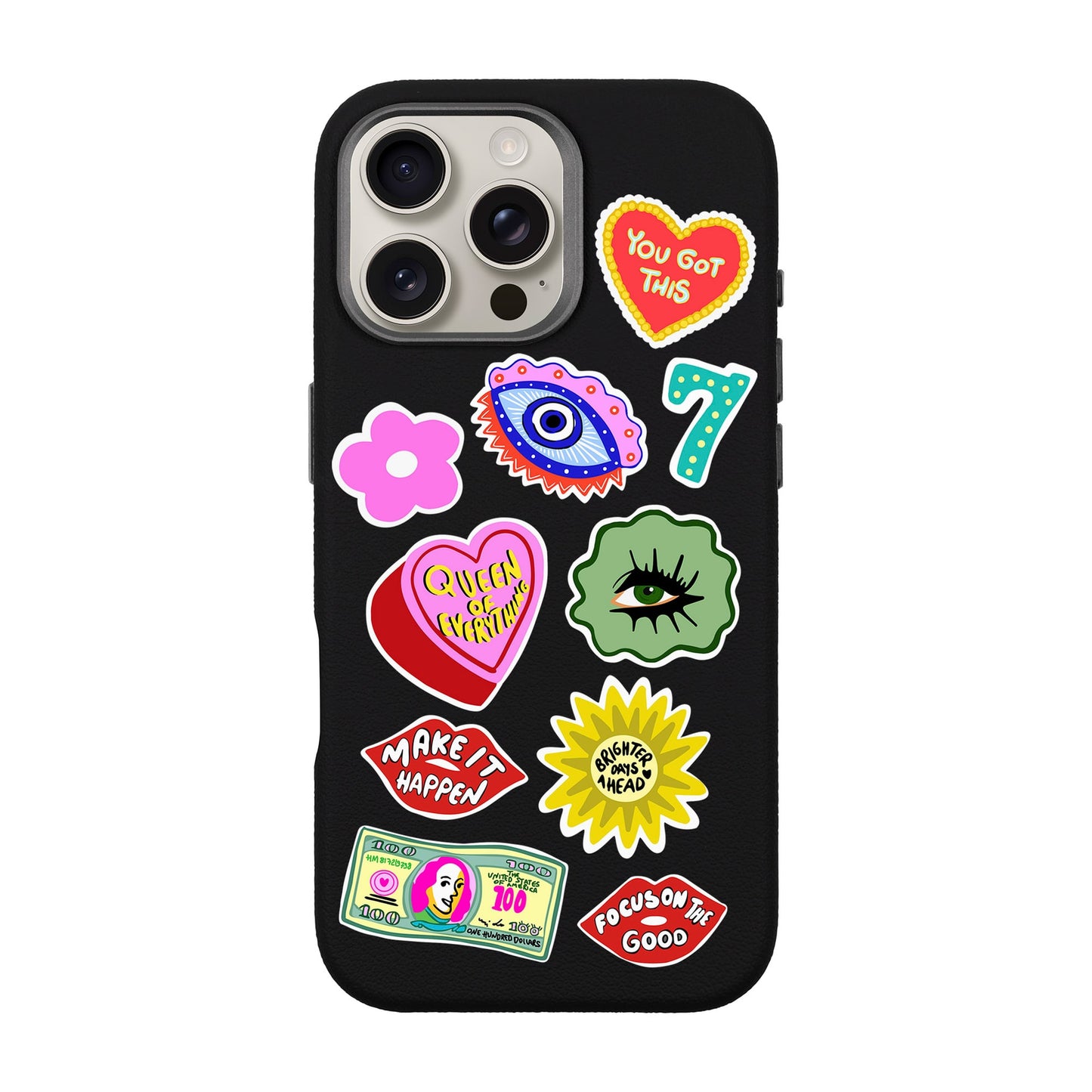 HM STICKERS-iPhone 16 Pro Max Leather Premium Kılıf MagSafe Özellikli