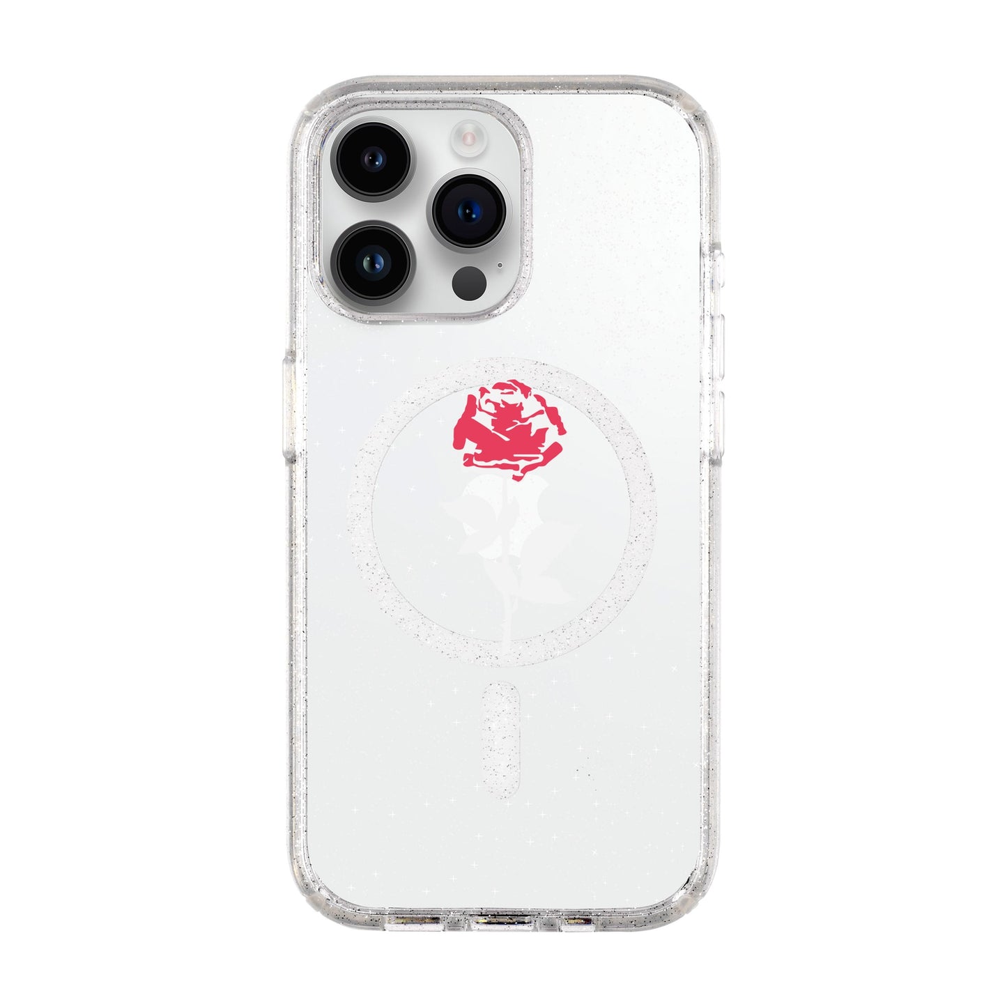 NATUREL ROSE-iPhone 14 Pro Max Shiny Kılıf MagSafe Özellikli