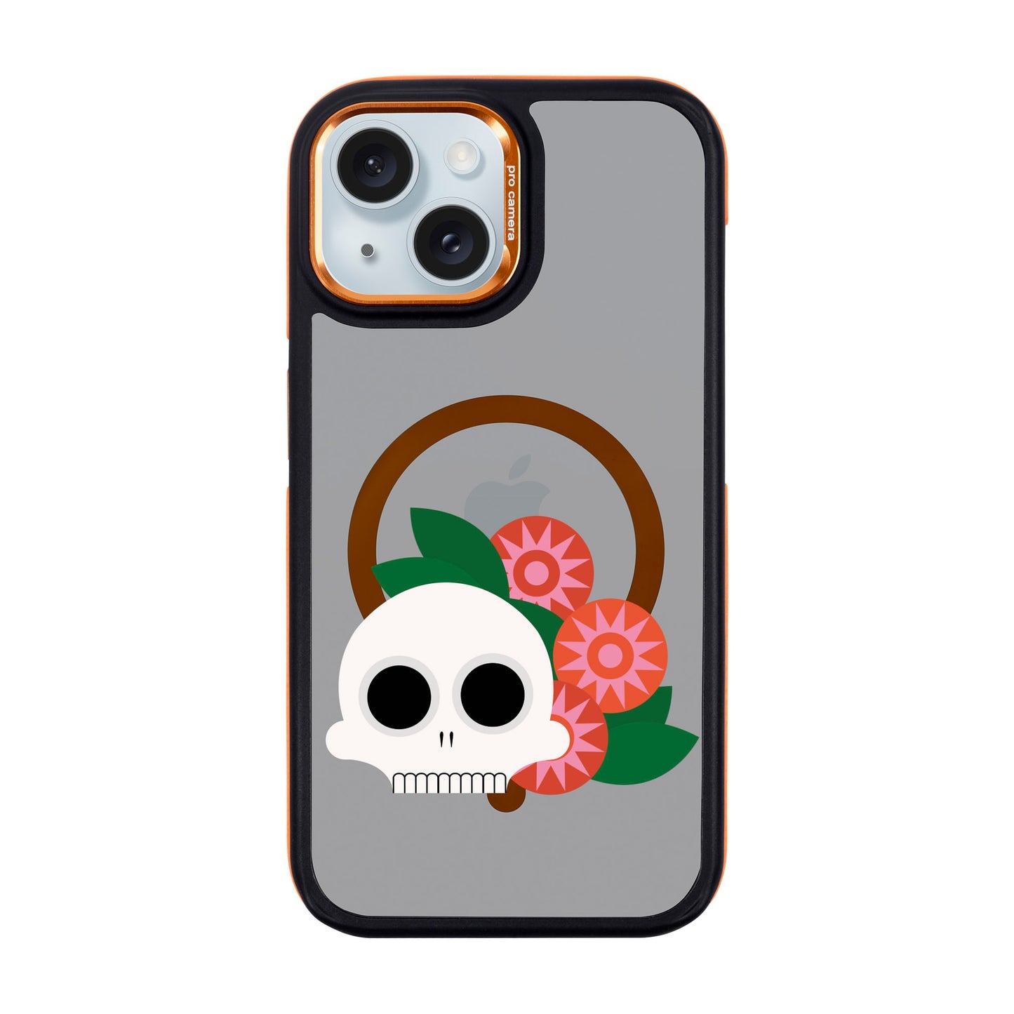 MEMENTO BLOOM-Dark Kılıf MagSafe Özellikli - iPhone 15