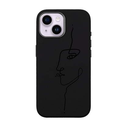 FACE-iPhone 15 Leather Premium Kılıf MagSafe Özellikli