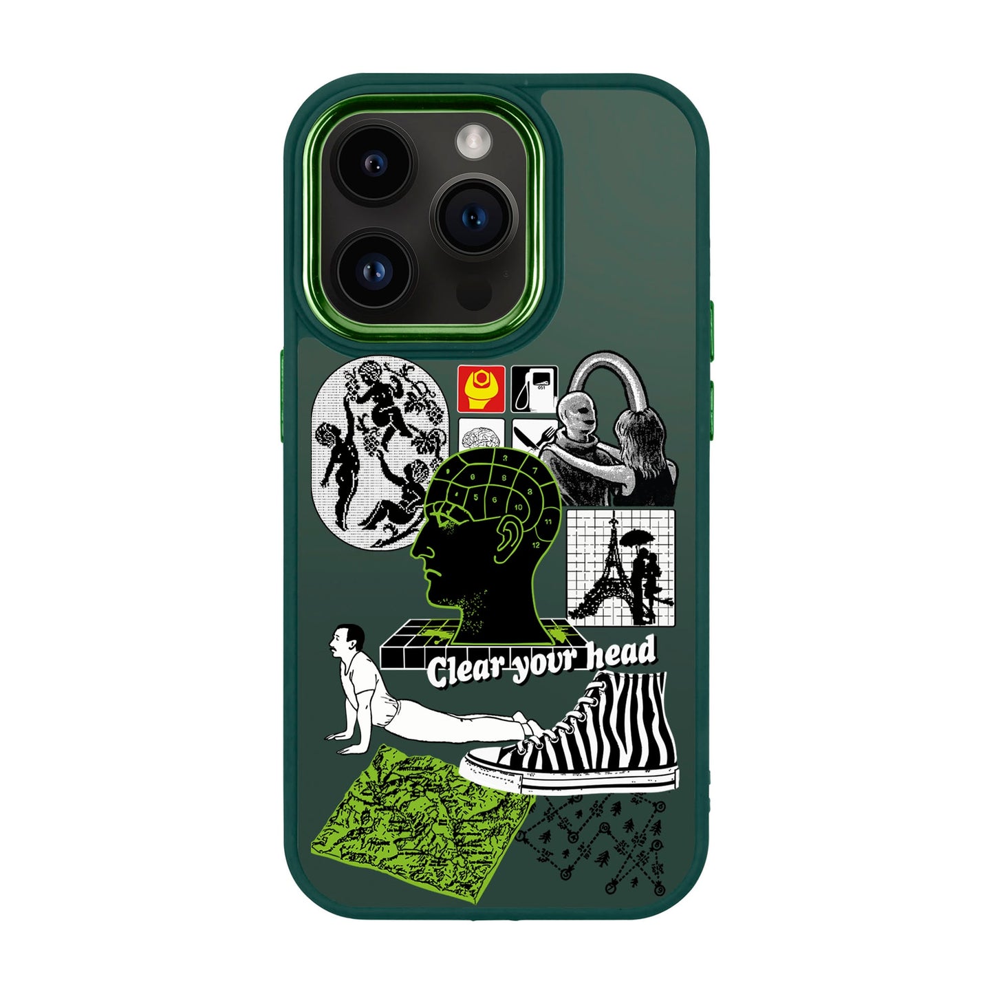 CLEAR YOUR HEAD-iPhone 14 Pro Proof Kılıf