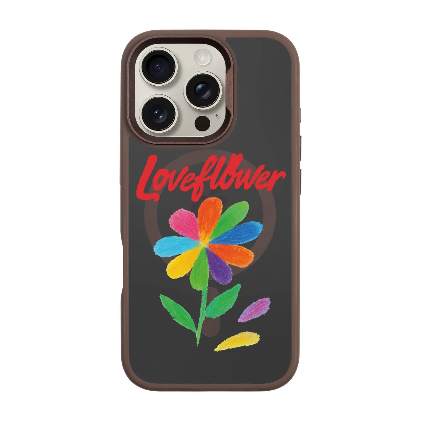 LOVE FLOWER-iPhone 16 Pro Rise Kılıf MagSafe Özellikli