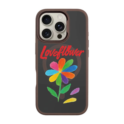 LOVE FLOWER-iPhone 16 Pro Rise Kılıf MagSafe Özellikli