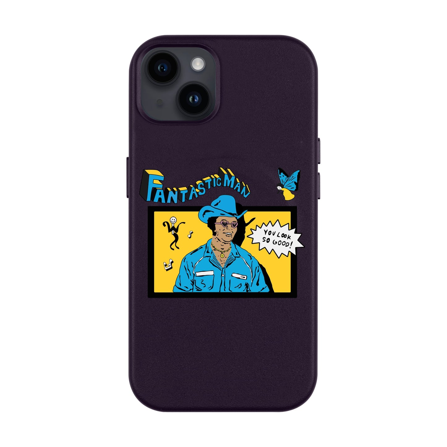 FANTASTIC MAN-iPhone 14 Plus Leather Kılıf MagSafe Özellikli