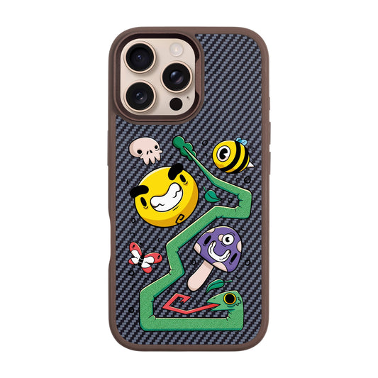 NADUR-iPhone 16 Pro Max Plaid Kılıf MagSafe Özellikli