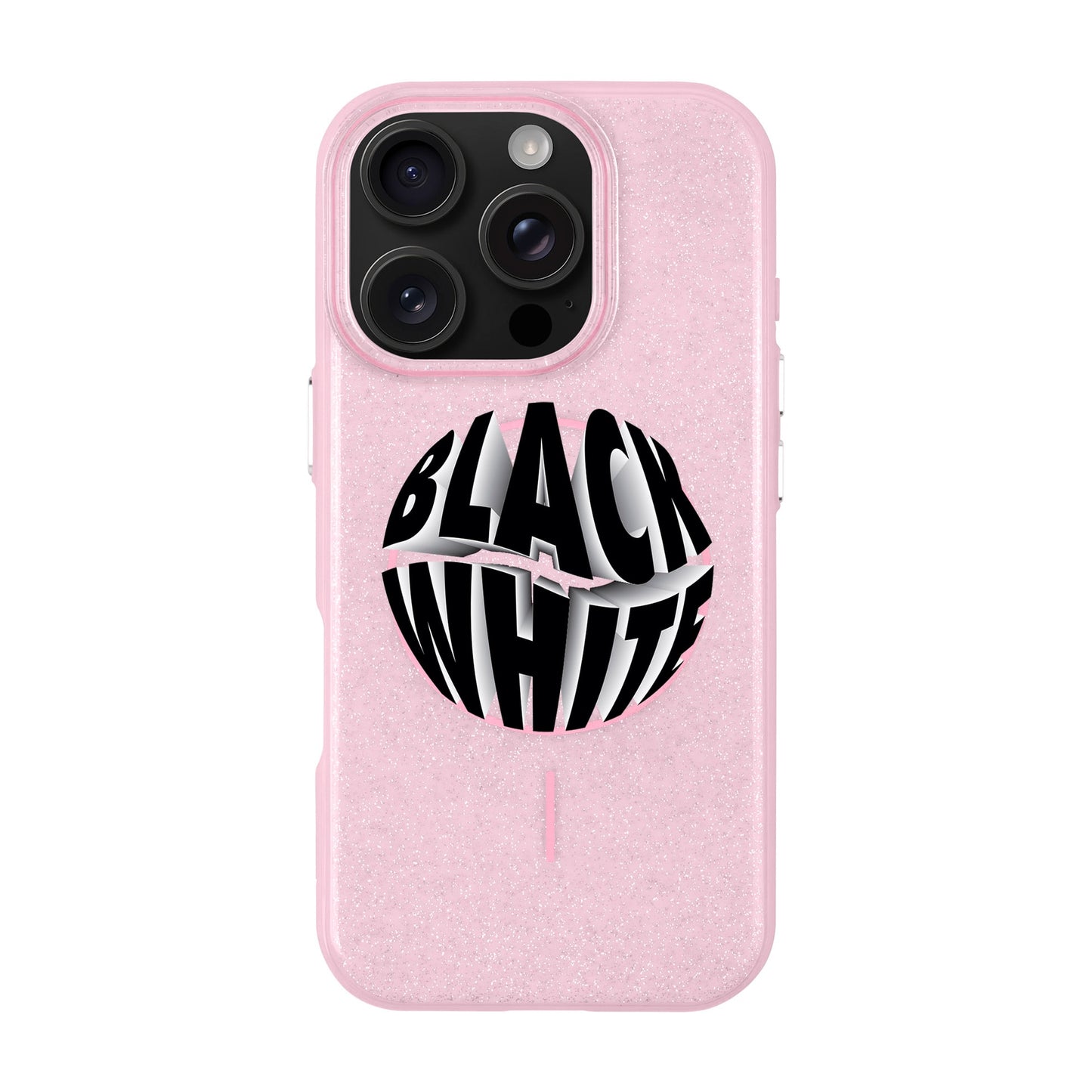 BLACK WHITE-iPhone 16 Pro Radiant Kılıf MagSafe Özellikli