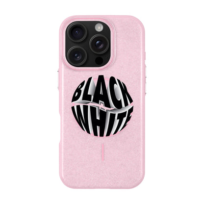 BLACK WHITE-iPhone 16 Pro Radiant Kılıf MagSafe Özellikli