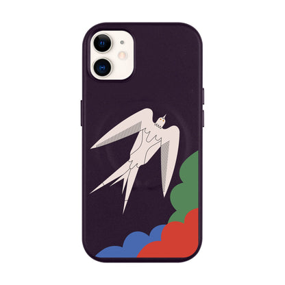 L’OISEAU LIBRE-Leather Kılıf MagSafe Özellikli - iPhone 11