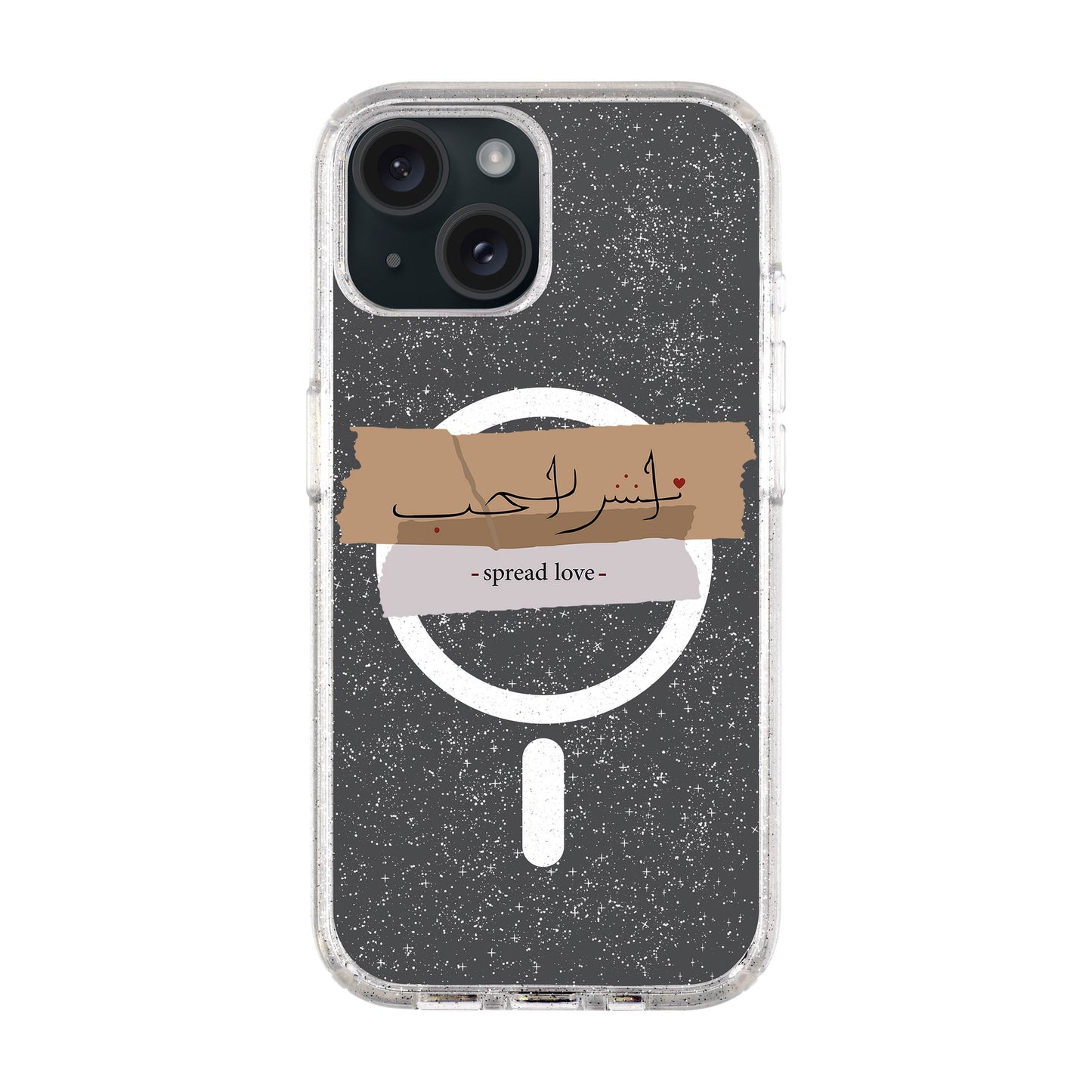 SPREAD LOVE-iPhone 15 Plus Shiny Kılıf MagSafe Özellikli