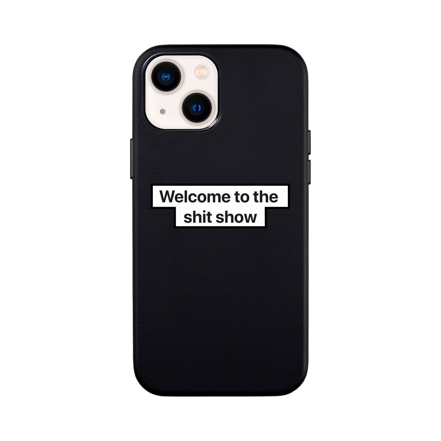 WELCOME-iPhone 13 Mini Leather Kılıf