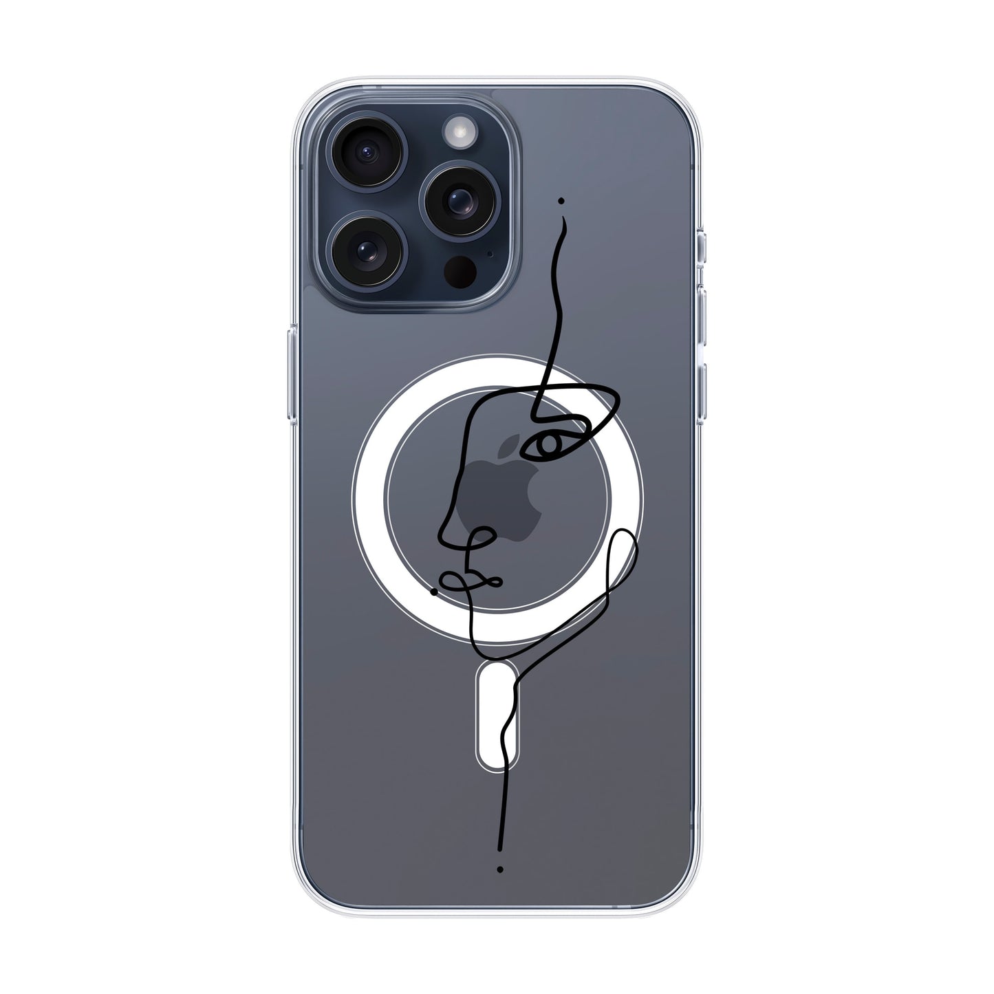 FACE-iPhone 15 Pro Max Solid Kılıf MagSafe Özellikli