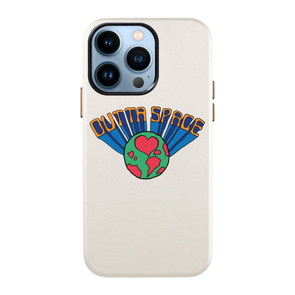SPACE-iPhone 13 Pro Max Leather Kılıf