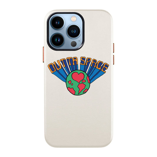 SPACE-iPhone 13 Pro Max Leather Kılıf
