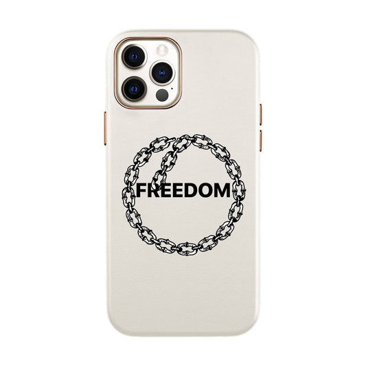 FREEDOM-iPhone X / Xs Leather Kılıf