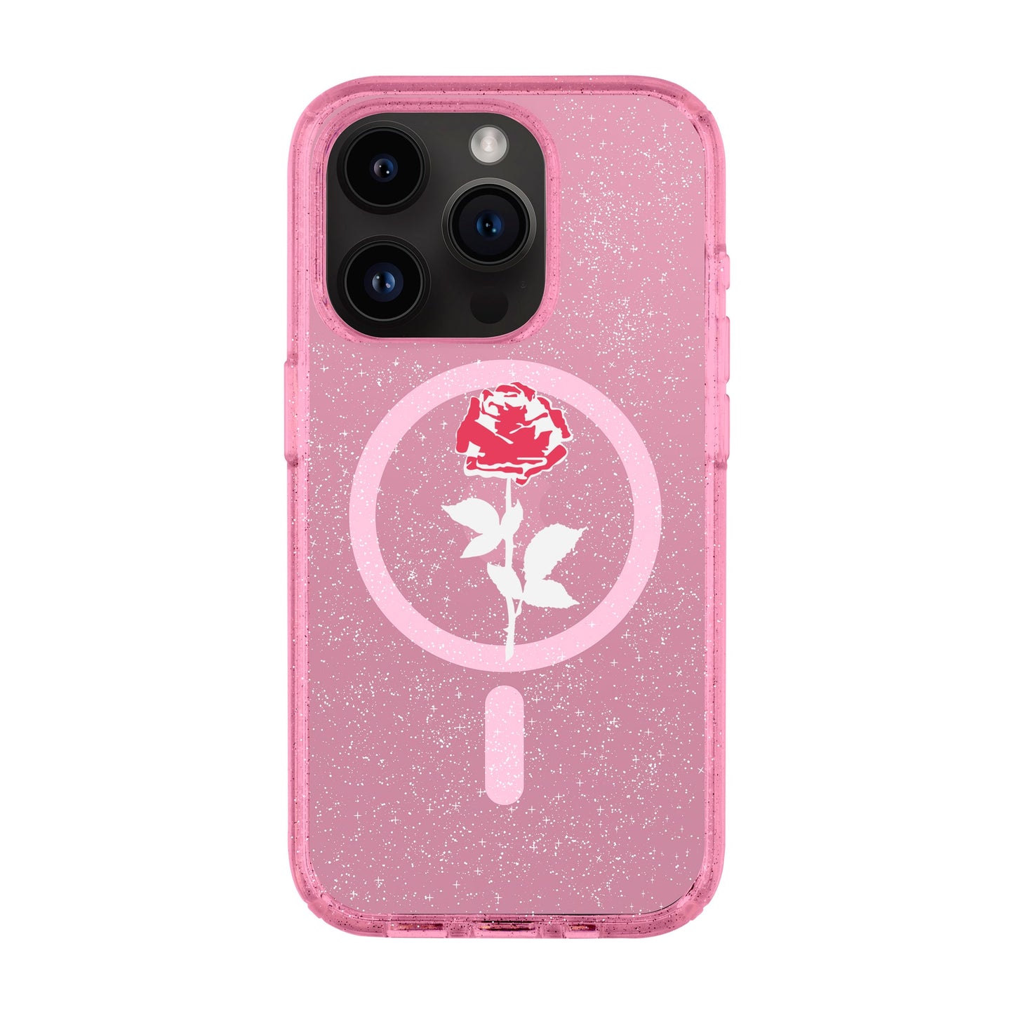 NATUREL ROSE-iPhone 14 Pro Shiny Kılıf MagSafe Özellikli