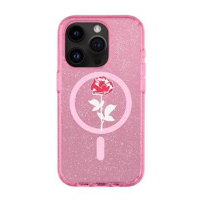 NATUREL ROSE-iPhone 14 Pro Shiny Kılıf MagSafe Özellikli