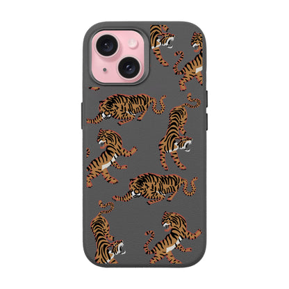 TIGER-iPhone 15 Leather Premium Kılıf MagSafe Özellikli