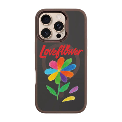 LOVE FLOWER-iPhone 16 Pro Rise Kılıf MagSafe Özellikli