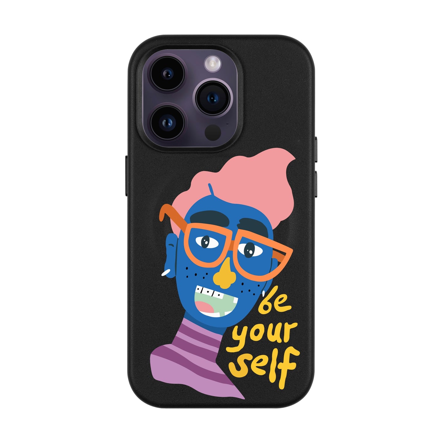 BE YOUR SELF-Leather Kılıf MagSafe Özellikli - iPhone 14 Pro