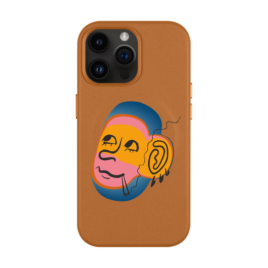 CLIMBING-iPhone 14 Pro Max Leather Kılıf MagSafe Özellikli