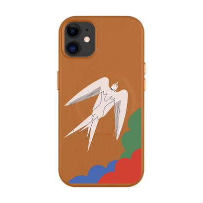 L’OISEAU LIBRE-Leather Kılıf MagSafe Özellikli - iPhone 11