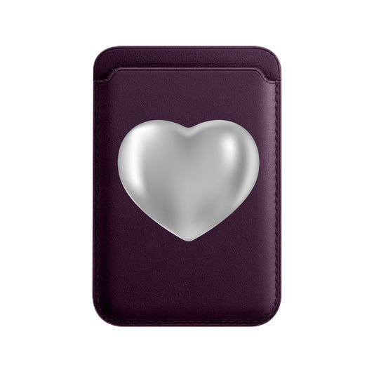 SILVER HEART-Leather Kartlık