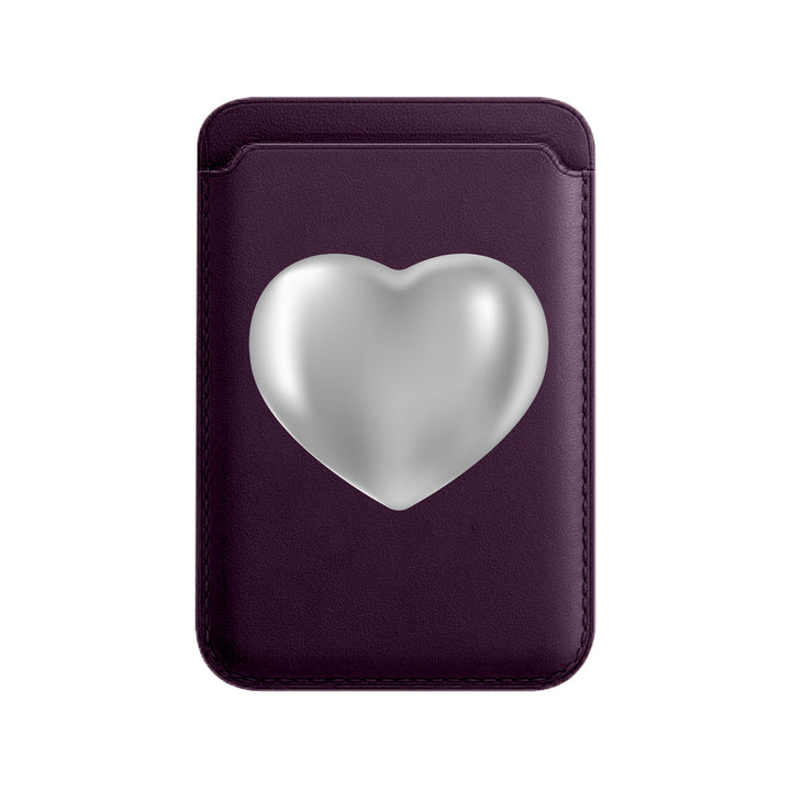 SILVER HEART-Leather Kartlık