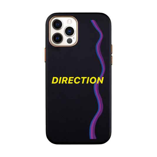 DIRECTION-iPhone 14 Leather Kılıf