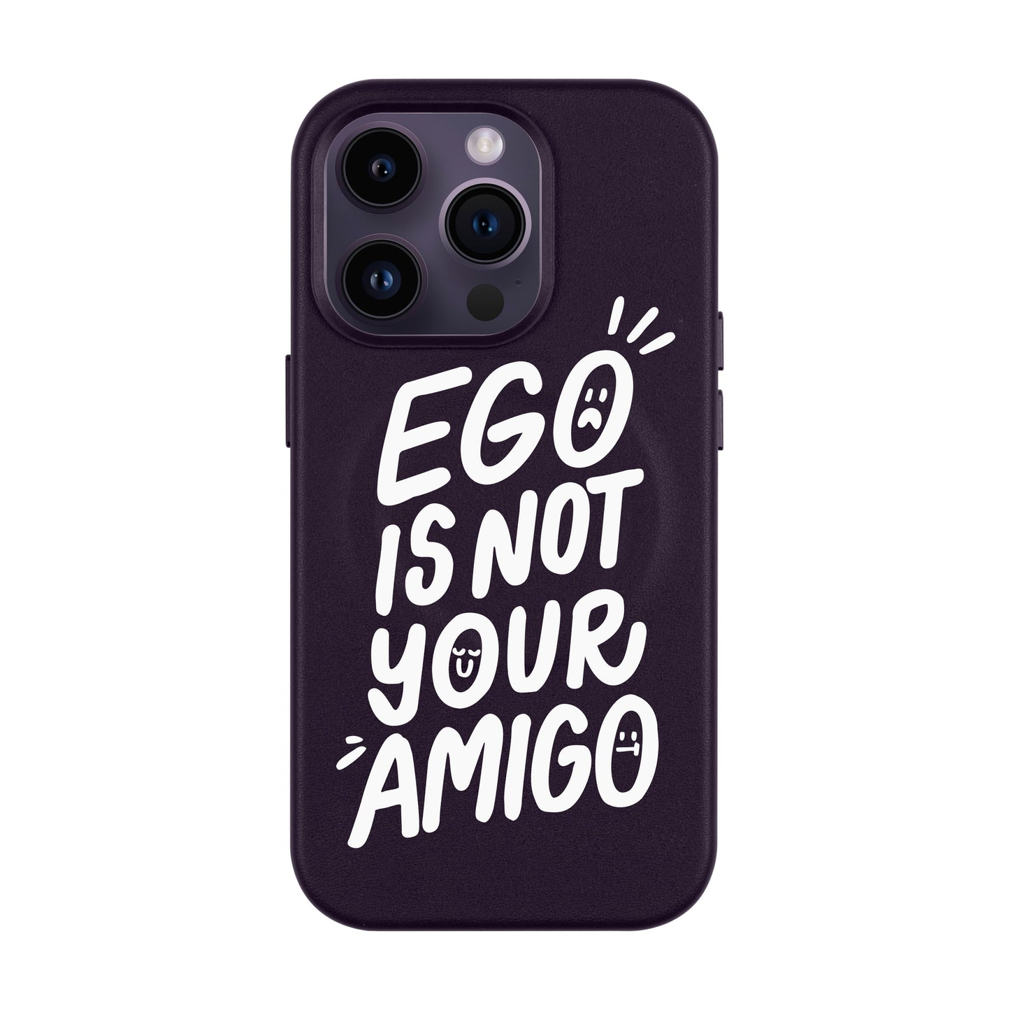 EGO-iPhone 14 Pro Leather Kılıf MagSafe Özellikli