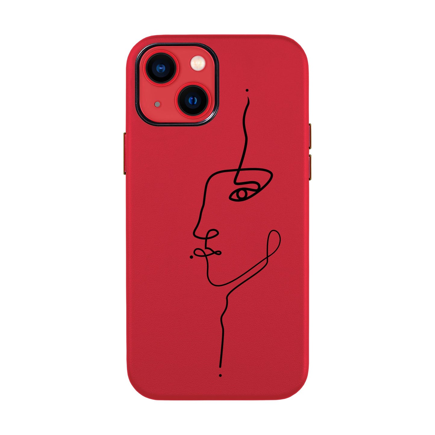 FACE-iPhone 14 Leather Kılıf
