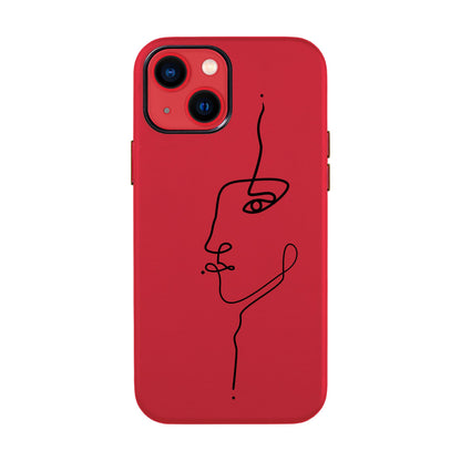 FACE-iPhone 14 Leather Kılıf
