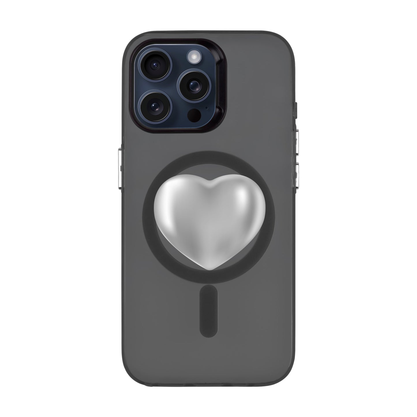 SILVER HEART-iPhone 15 Pro Max Hold Kılıf MagSafe Özellikli