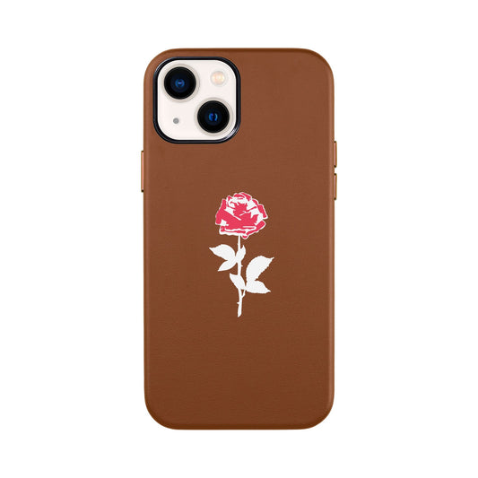 NATUREL ROSE-iPhone 13 Mini Leather Kılıf