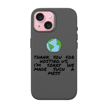 MESS-iPhone 15 Leather Premium Kılıf MagSafe Özellikli