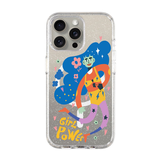 GIRL POWER-iPhone 15 Pro Max Shiny Kılıf MagSafe Özellikli