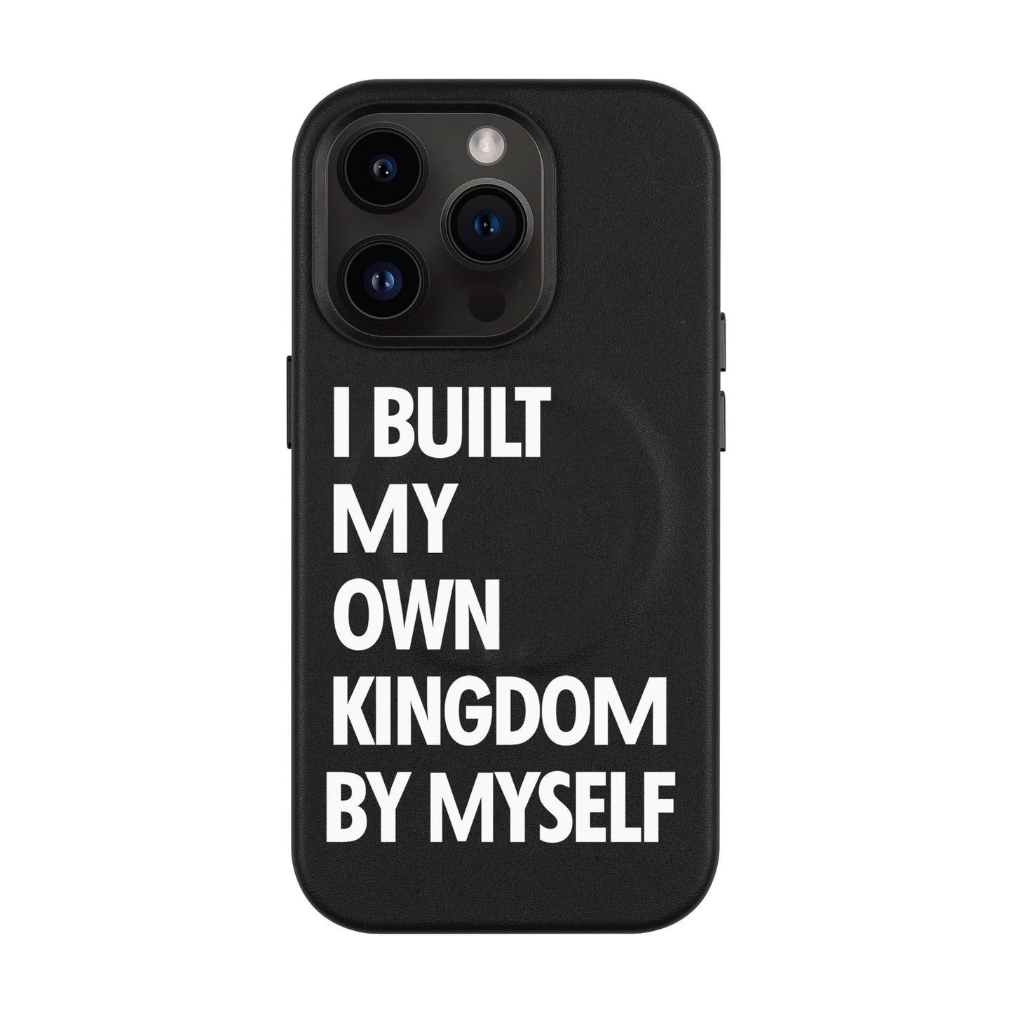 KINGDOM-Leather Kılıf MagSafe Özellikli - iPhone 14 Pro