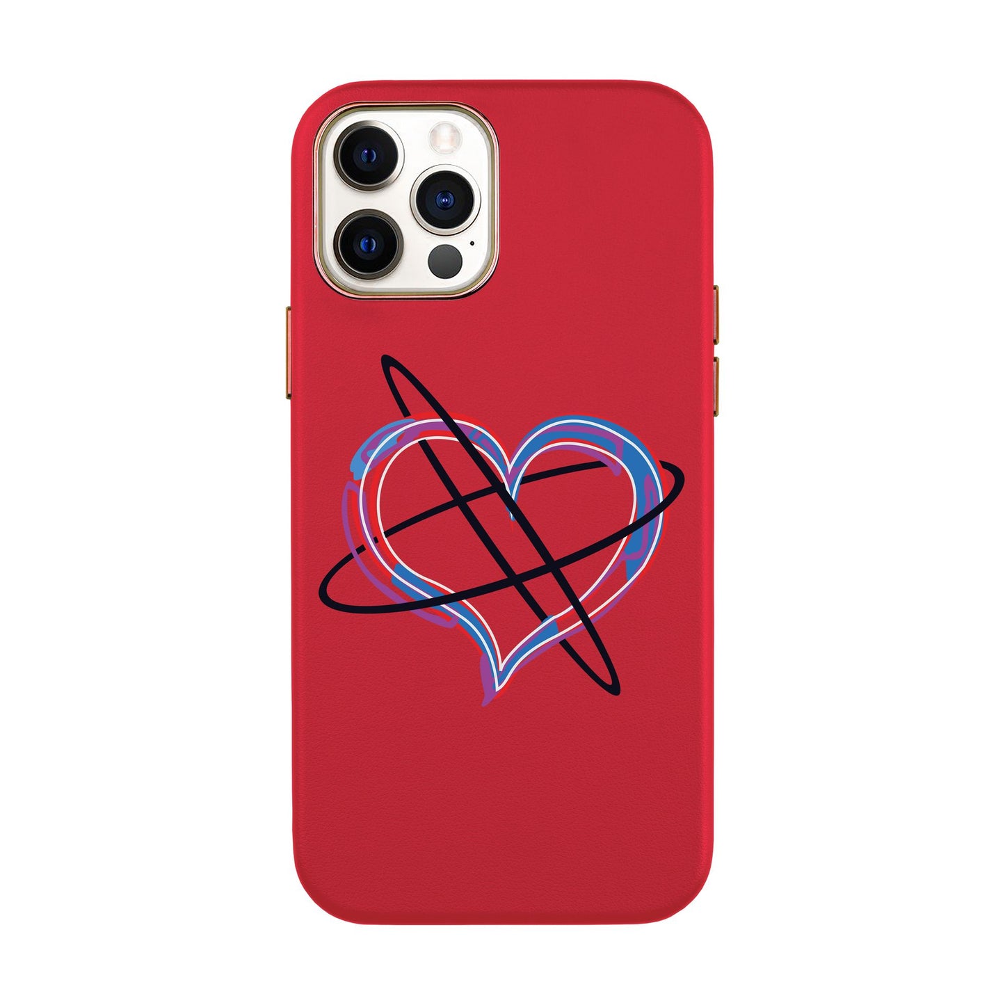 HEART ATTACK-iPhone 13 Pro Leather Kılıf