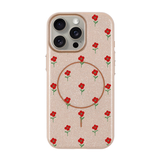 FLOWER POWER-iPhone 15 Pro Max Radiant Kılıf MagSafe Özellikli