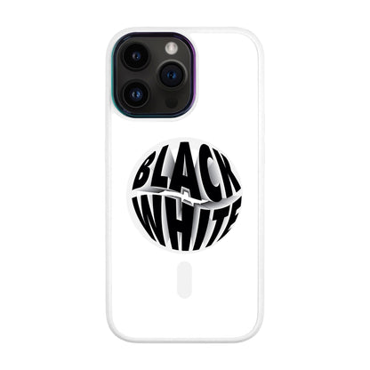 BLACK WHITE-iPhone 14 Pro Max Vigor Kılıf MagSafe Özellikli