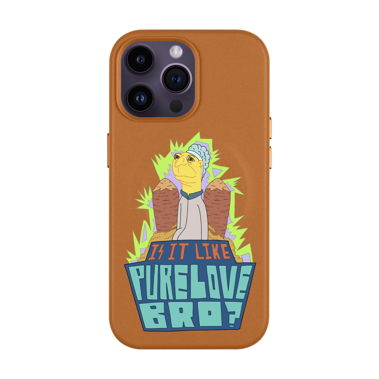 PURE LOVE-iPhone 14 Pro Max Leather Kılıf MagSafe Özellikli