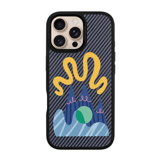 MOUNTAIN-iPhone 16 Pro Max Plaid Kılıf MagSafe Özellikli