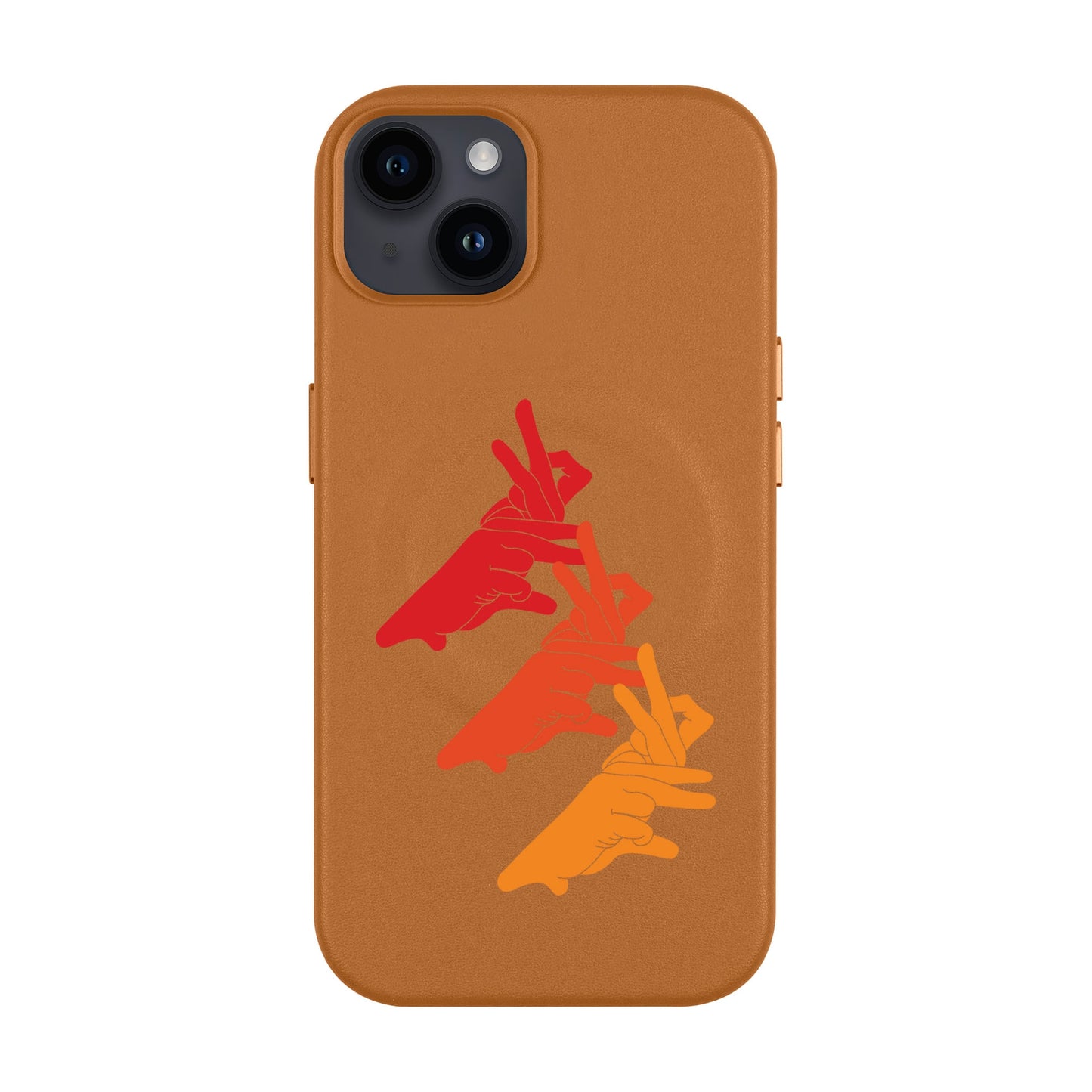 BUNNY MARCH-iPhone 14 Plus Leather Kılıf MagSafe Özellikli