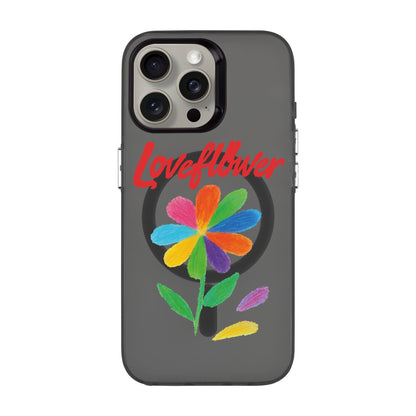 LOVE FLOWER-iPhone 15 Pro Max Hold Kılıf MagSafe Özellikli