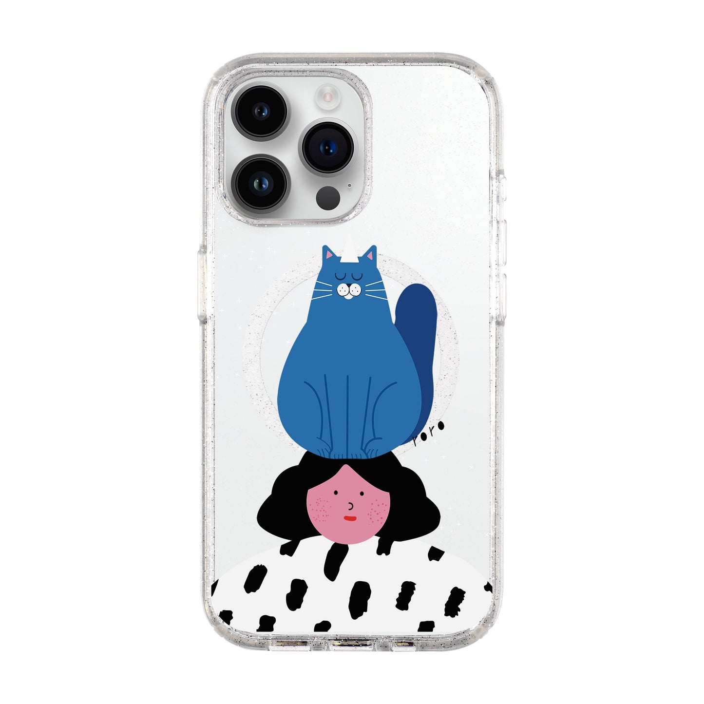 NAUGHTY CAT-iPhone 14 Pro Max Shiny Kılıf MagSafe Özellikli