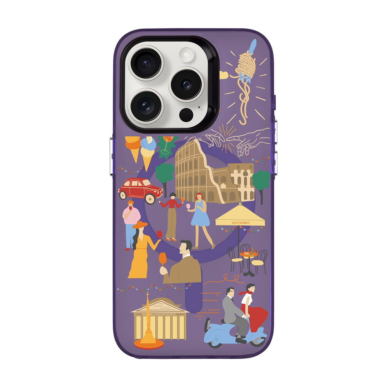 ROMA-iPhone 15 Pro Hold Kılıf MagSafe Özellikli