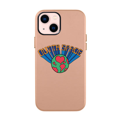 SPACE-iPhone 14 Leather Kılıf