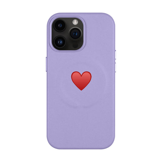 SPREAD HEART-iPhone 14 Pro Max Leather Kılıf MagSafe Özellikli